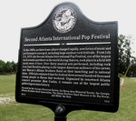 Atlanta Pop Festival Marker